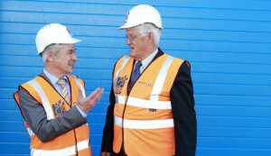 Minister Richard Bruton with Hugh O'Donnell, Chairman of Brockley Group.