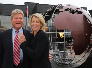 Rory Kennedy & Ted Kennedy jnr at Dunbrody ship-3